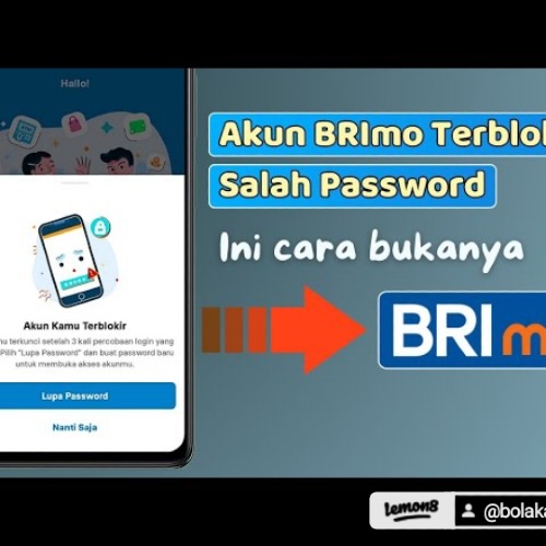 Begini Cara Mudah Ganti Pin BRImo Tanpa Harus Datang Ke Cabang Bisa Lewat Ai